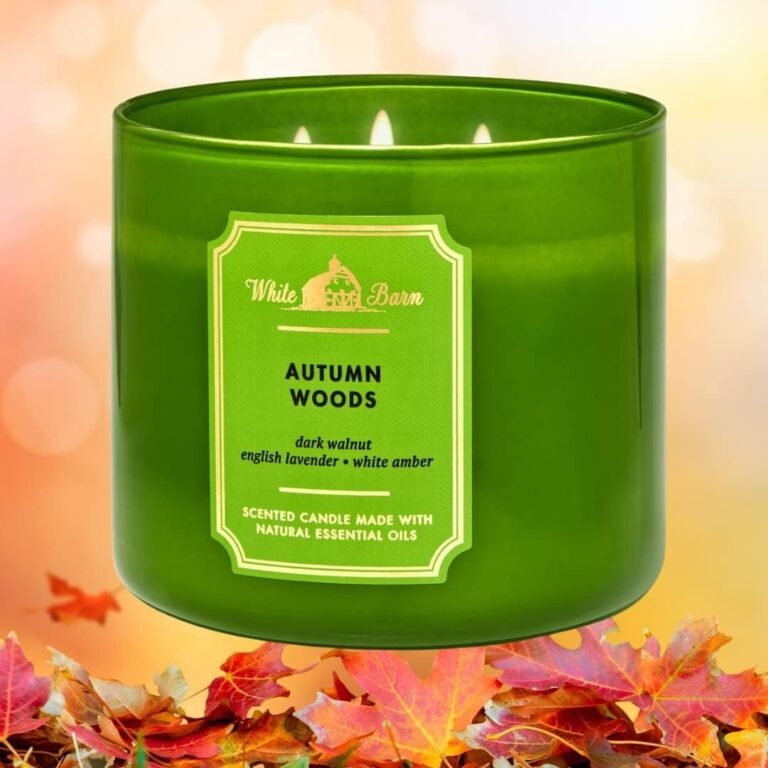Autumn Woods Candle - Premium 3-Wick Scented Experience