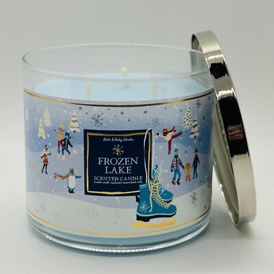 Frozen Lake Bath and Body Works Premium 3-Wick Scented Candle