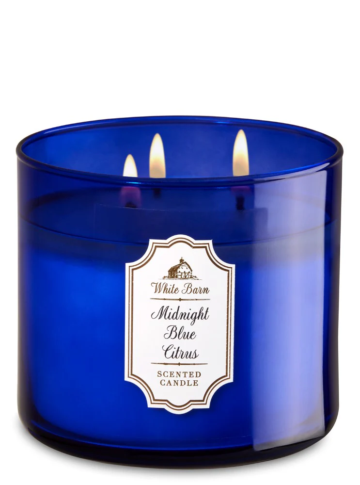 Midnight Blue Citrus 3-Wick Candle
