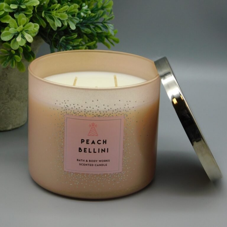 Peach Bellini Candle - Premium 3-Wick Scented Home Fragrance
