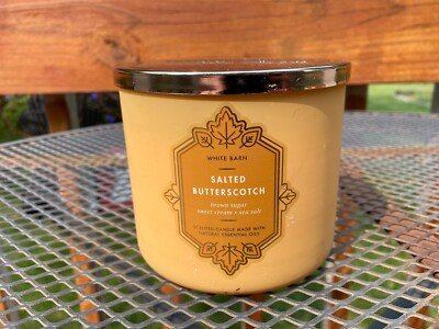 Salted Butterscotch Candle - Premium 3-Wick Scented Experience
