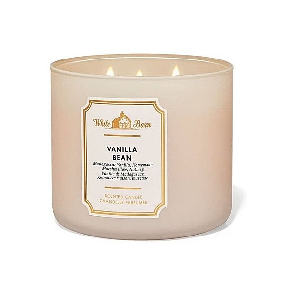 White Barn Cozy Vanilla Almond 3-Wick Candle
