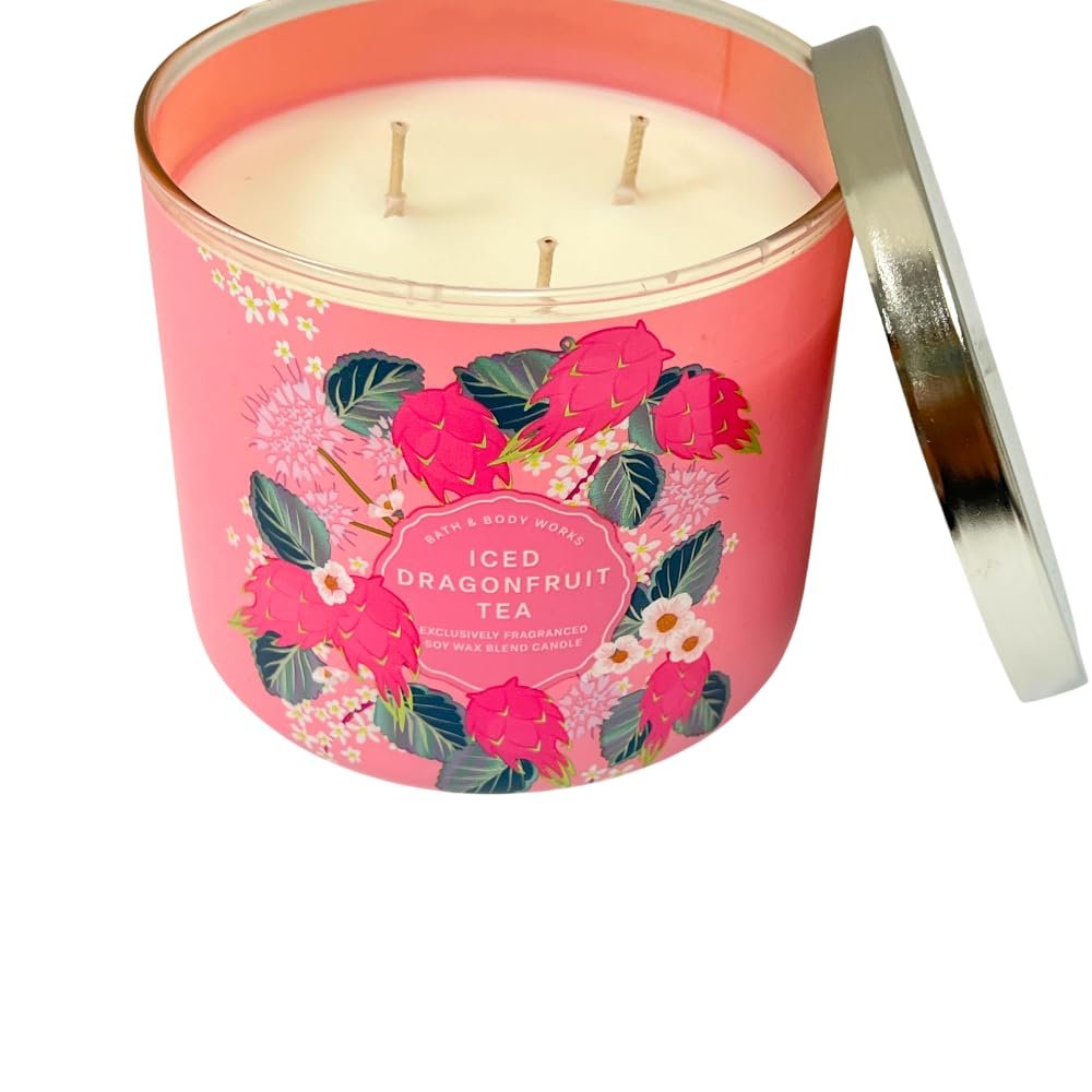 White Barn Iced Dragonfruit Tea 3-Wick Candle