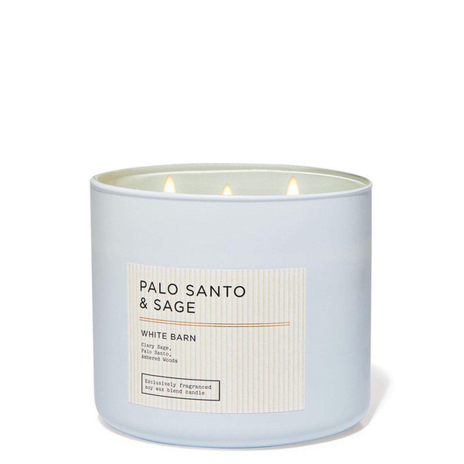White Barn Palo Santo and Sage 3-Wick Candle