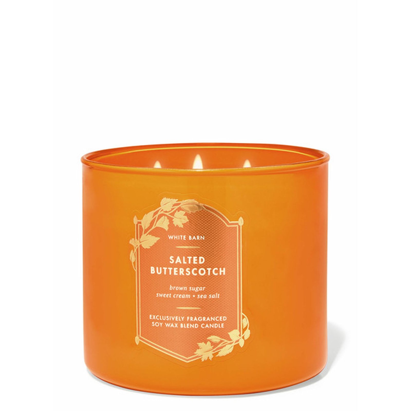 White Barn Salted Butterscotch Premium 3-Wick Candle