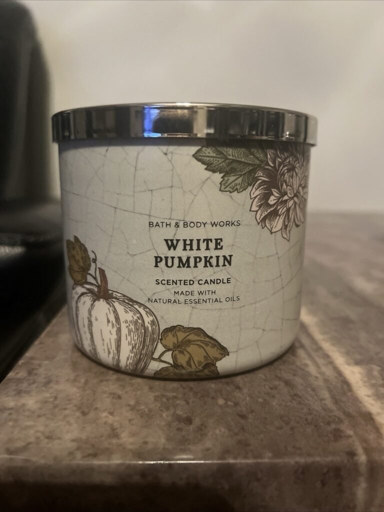 White Pumpkin Candle: Premium 3-Wick Scented Candle Collection