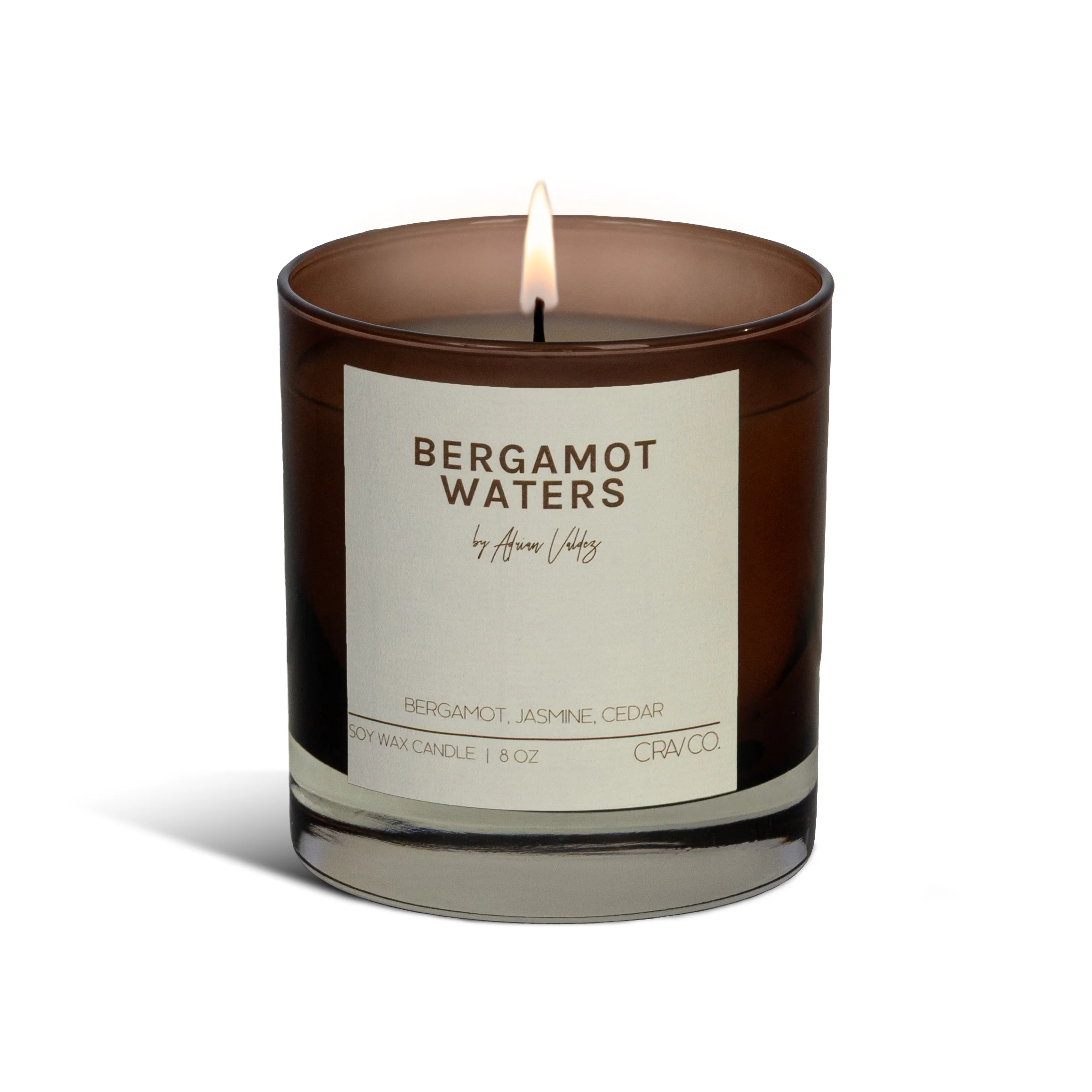 Bergamot Waters Single Wick Candle - 7 oz