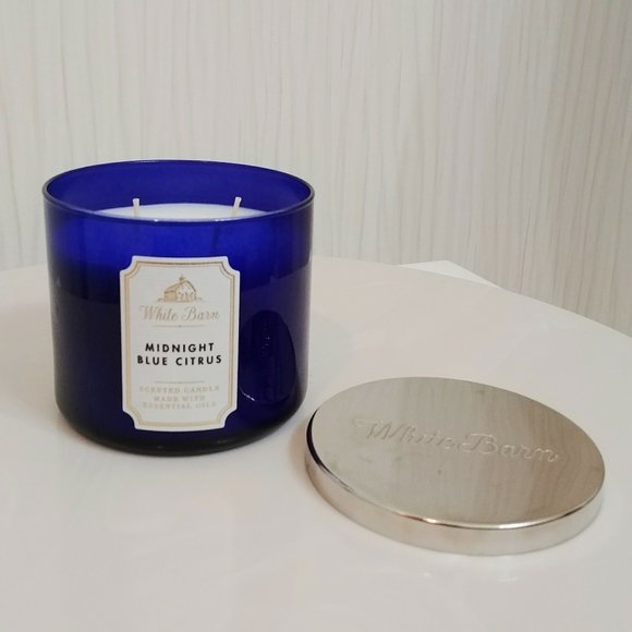 Midnight Blue Citrus Premium 3-Wick Scented Candle