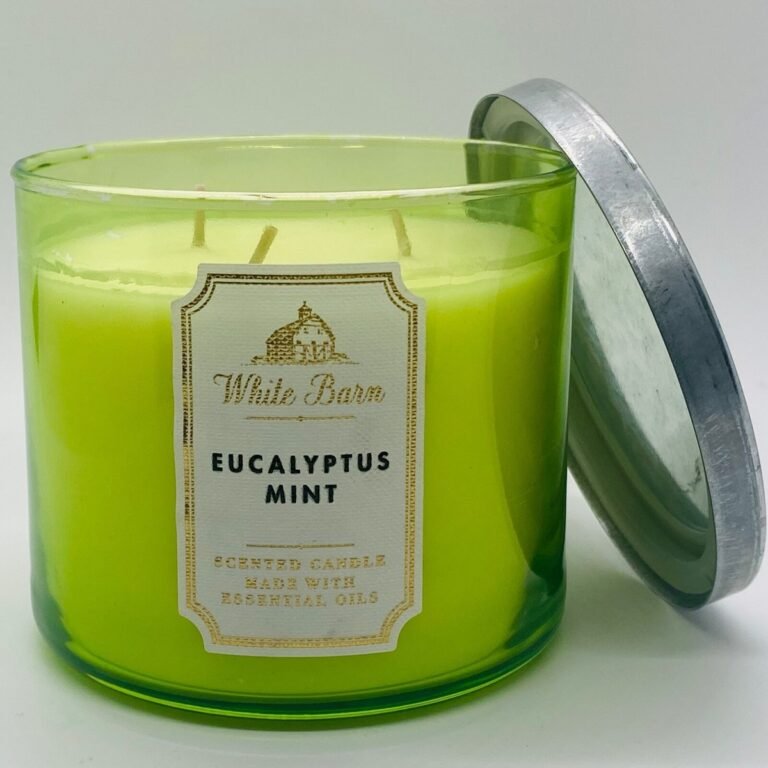 Premium Eucalyptus Mint 3-Wick Scented Candle Collection