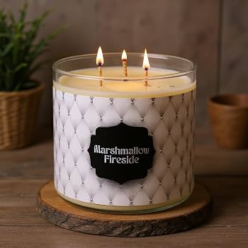 Marshmallow Fireside Candle