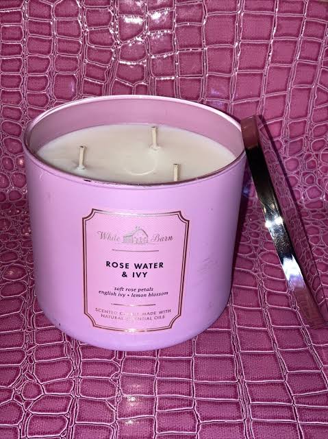 Rose Water and Ivy Candle